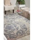 Nourison MAXELL Area Rug Nourison Maxell Area Rug MAE10-Ivory/Blue