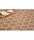 Nourison Reversible Indoor Outdoor Natural RVB01 8 ft. Round Rug