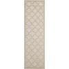 Nourison Home Easy Care Cream NES01 2 ft. X 6 ft. Rectangle Rug