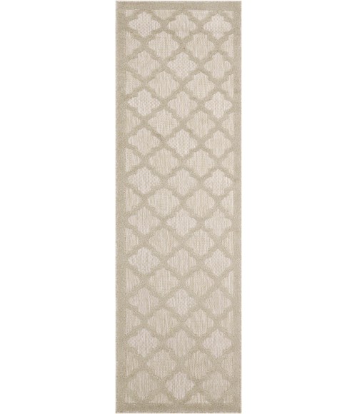 Nourison Home Easy Care Cream NES01 2 ft. X 6 ft. Rectangle Rug