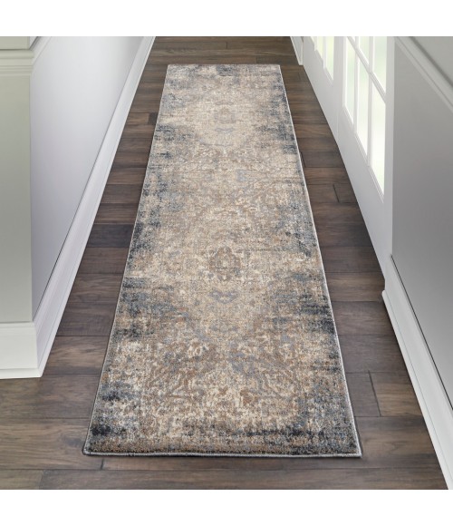 Kathy Ireland Moroccan Celebration Runner Area Rug KI3M2-Grey/Slate