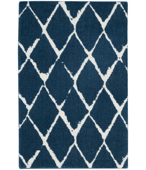 Nourison Twilight Area Rug TWI15 Navy 2' x 3'