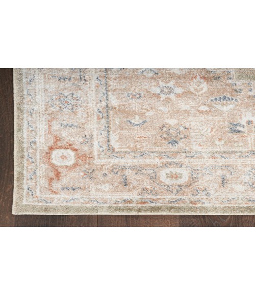 Nourison Astra Machine Washable Sage Multicolor ASW11 2 ft. X 6 ft. Rectangle Rug