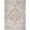Nourison Astra Washables - Asw12 Grey Multicolor Area Rug 6 ft. 7 in. X 9 ft. Rectangle