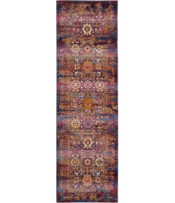 Nourison Vintage Kashan - Vka03 Red Multicolor Area Rug 2 ft. X 6 ft. Rectangle