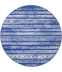 Nourison Whimsicle - Whs16 Navy Ivory Area Rug 8 ft. X Round