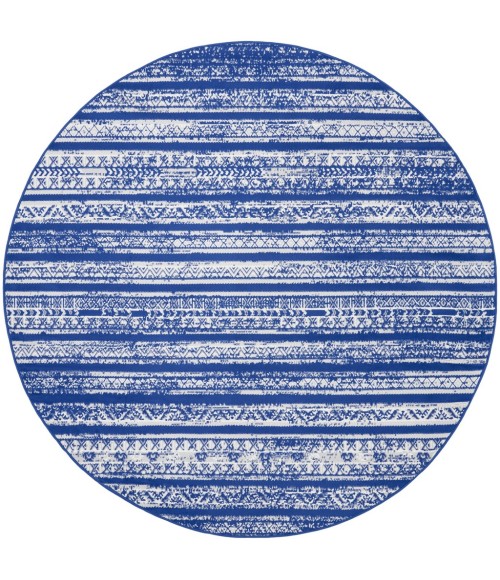 Nourison Whimsicle Area Rug WHS16-Navy Ivory