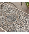 Nourison Quarry Ivory Grey QUA05 2 ft. X 4 ft. Rect. Rug
