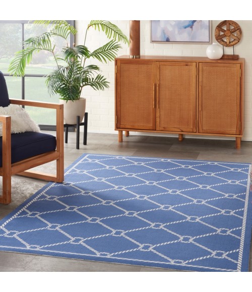 Nourison SUN N' SHADE Area Rug Waverly Sun N' Shade Area Rug SND41-Navy