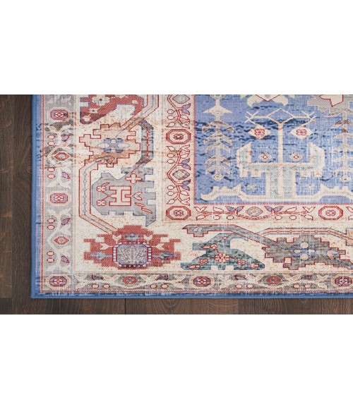 Nourison Vintage Home Blue VNH02 5 ft. X 7 ft. Rectangle Rug