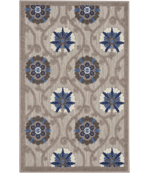 Nourison Aloha Area Rug ALH19-Grey/Blue