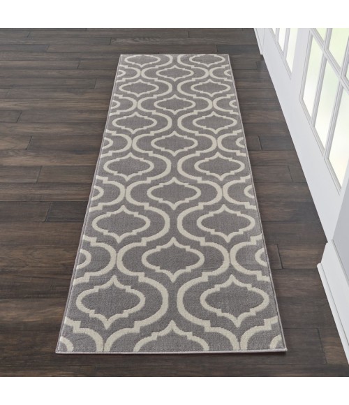 Nourison Jubilant Runner Area Rug JUB19-Grey