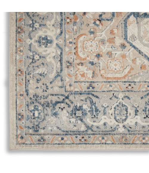 Kathy Ireland Malta Area Rug MAI15-Ivory/Grey