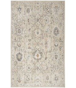 Nourison Oushak Home Cream OUS01 5 ft. 5 in. X 7 ft. 3 in. Rectangle Rug