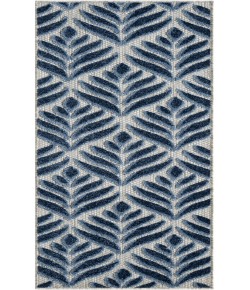 Nourison Aloha Blue ALH35 2 ft. X 6 ft. Rectangle Rug