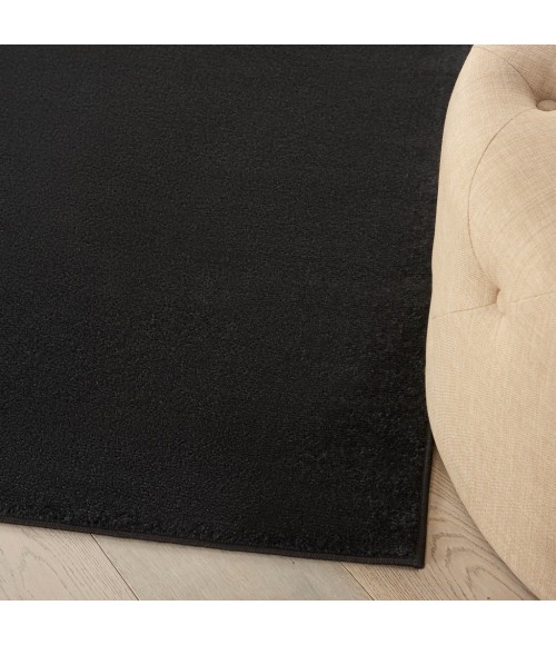 Nourison Essentials Black Area Rug NRE01-Black