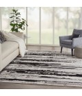 Nourison TEXTURED CONTEMPORARY Area Rug Nourison Textured Contemporary Area Rug TEC02-Ivory/Charcoal