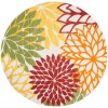 Nourison Aloha - Alh05 Red Multicolor Area Rug 7 ft. 10 X Round