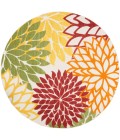 Nourison Aloha Area Rug ALH05-Red Multi Colored