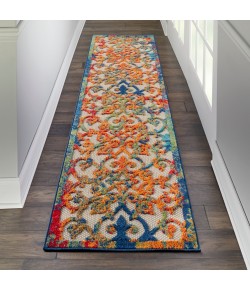 Nourison Aloha - Alh21 Multicolor Area Rug 2 ft. 3 X 8 ft. Rectangle