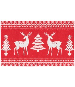 Nourison Tybee Red Ivory TYB12 2 ft. X 3 ft. Rectangle Rug