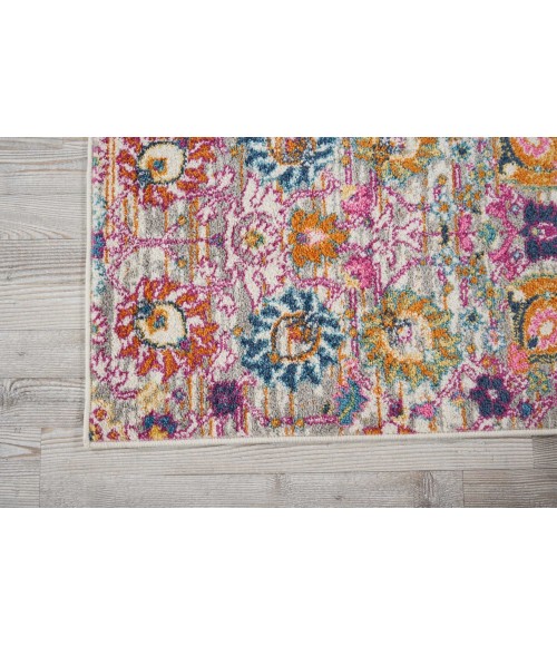 Nourison Passion Runner Area Rug PSN01-Silver