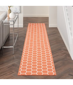 Nourison Reversible Indoor Outdoor Coral RVB01 2 ft. 2 in. X 10 ft. Rect. Rug
