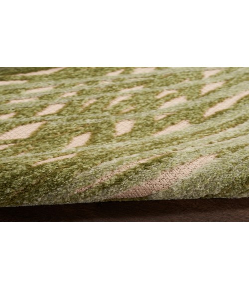 Nourison Aloha Ivory Green ALH41 5 ft. 3 in. Round Rug