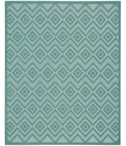 Nourison Versatile - Nrv01 Aqua Teal Area Rug 9 ft. X 12 ft. Rectangle