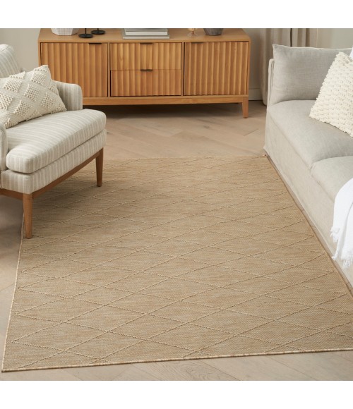 Nourison Washable Solutions Natural WSL01 5 ft. X 7 ft. Rect. Rug