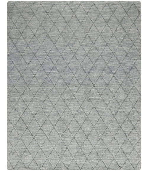 Nourison Wool Haven Blue WOH01 7 ft. 9 in. X 9 ft. 9 in. Rect. Rug