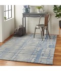 Nourison Symmetry Area Rug SMM04-Blue/Grey