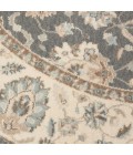 Nourison Living Treasures Round Area Rug LI16-Grey/Ivory