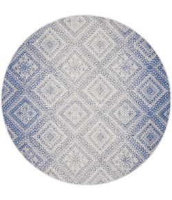 Nourison Whimsicle - Whs17 Ivory Blue Area Rug 8 ft. X Round