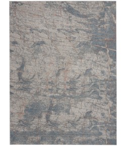 Nourison Rustic Textures - Rus15 Light Grey Blue Area Rug 7 ft. 10 X 10 ft. 6 Rectangle