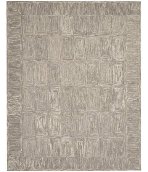 Nourison Vail Grey VAI04 7 ft. 9 in. X 9 ft. 9 in. Rect. Rug