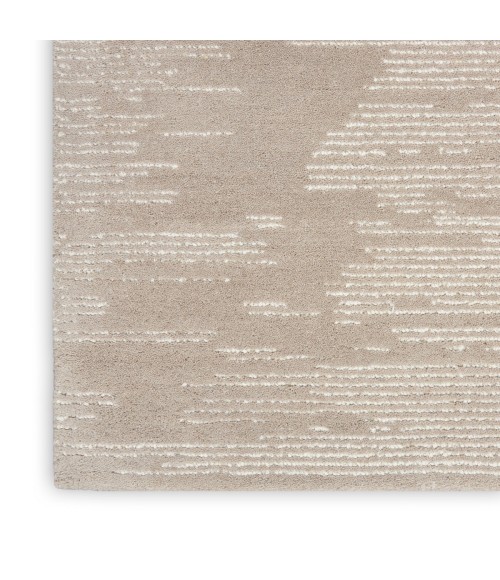 Michael Amini Ma30 Star Area Rug SMR02 Taupe/Ivory 5'3" x 7'3"