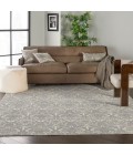 Nourison SAHARA Area Rug kathy ireland Home Sahara Area Rug KI390-Ivory/Platinum