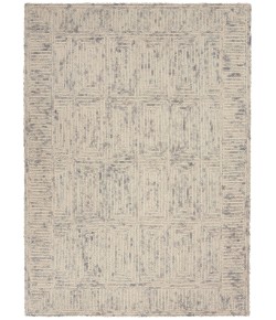 Nourison Vail Ivory Grey Teal VAI04 5 ft. 3 in. X 7 ft. 3 in. Rect. Rug