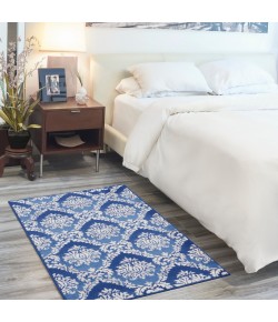 Nourison Whimsicle - Whs01 Blue Area Rug 3 ft. X 5 ft. Rectangle