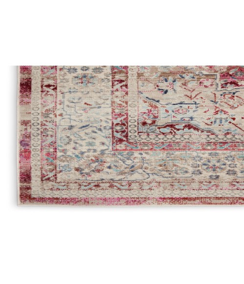 Nourison Vintage Kashan Red/Ivory VKA07 2 ft. X 4 ft. Rectangle Rug