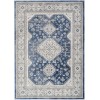 Nicole Curtis Series 4 SR403 Grey/Navy 4 ft. X 6 ft. Area Rug