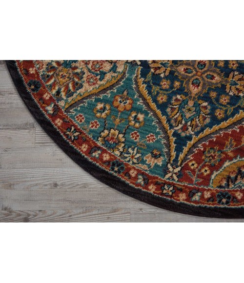 Nourison 2020 Area Rug Nourison 2020 Round Area Rug NR203-Multicolor