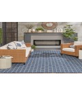 Nourison Reversible Indoor Outdoor Blue RVB01 8 ft. X 10 ft. Rectangle Rug