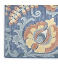 Nourison Aloha Blue Rose ALH17 9 ft. X 12 ft. Rect. Rug
