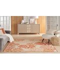 Nourison Garden Oasis Coral GOA05 5 ft. X 7 ft. Rectangle Rug