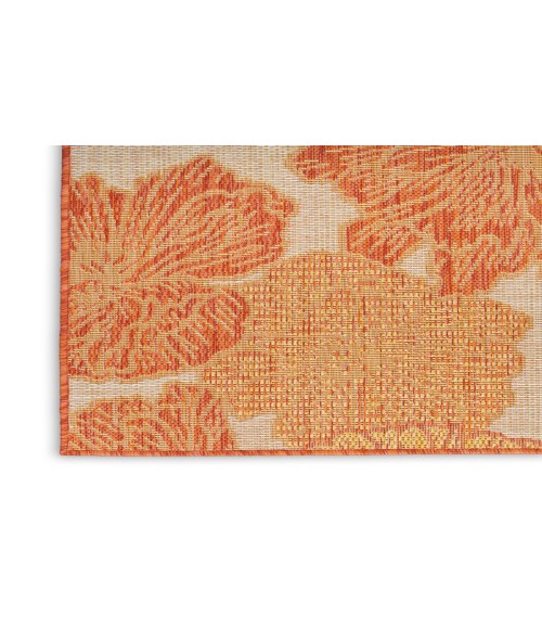 Nourison Garden Oasis Coral Rug GOA04 9 ft. X 12 ft. Rectangle - Rugs Town Nourison Garden Oasis Coral GOA04 9 ft. X 12 ft. Rectangle Rug