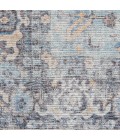 Nicole Curtis Machine Washable Series 1 Area Rug SR104 Blue 2' x 4'