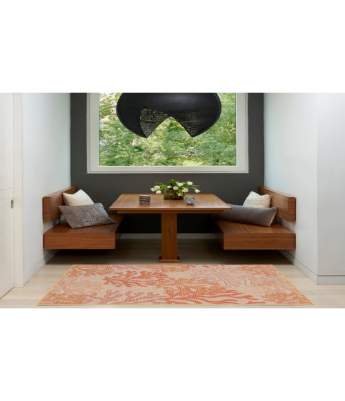 Nourison Garden Oasis Coral GOA05 3 ft. X 5 ft. Rectangle Rug