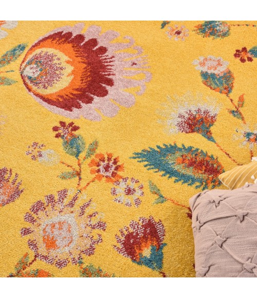 Nourison ALLUR Area Rug Nourison Allur Area Rug ALR08-Yellow Multicolor